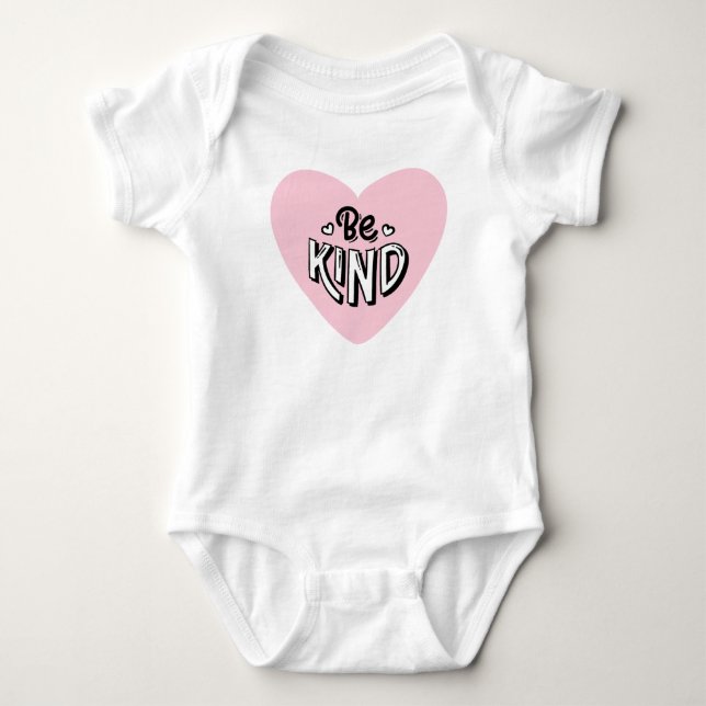 Sei nett baby strampler (Vorderseite)