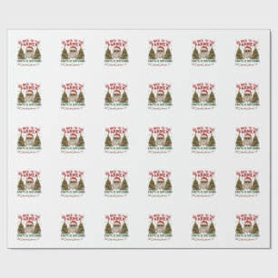 Sei nett Bauer Weihnachtsmann Weihnachten Bauernho Geschenkpapier