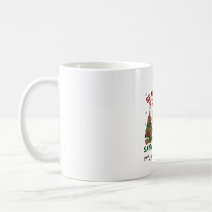 Sei nett Bauer Weihnachtsmann Weihnachten Bauernho Kaffeetasse