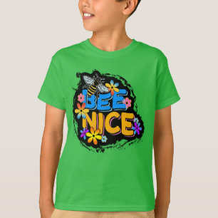 SEI NETT BLUMEN FARBENFROHE BLUMEN T-Shirt