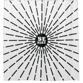 Sei nett duschvorhang