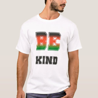 Sei nett, fett und farbenfrohe Typografie-Design � T-Shirt