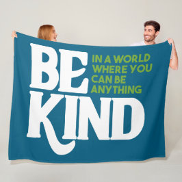 Sei nett fleecedecke