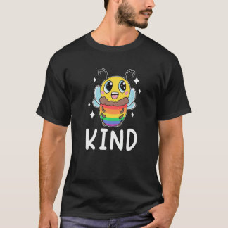 Sei nett Gay Pride Regenbogenflagge Lesben Gleichh T-Shirt