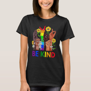 Sei nett Gebärdensprache Hand Sprechende Lehrer Do T-Shirt