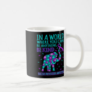 Sei nett, glückliche Suizidpräventions-Bewusstsein Kaffeetasse