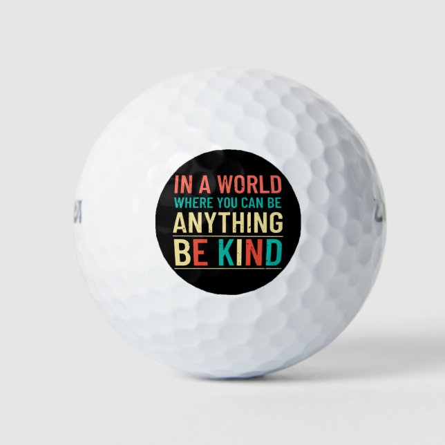 Sei nett golfball (Vorderseite)