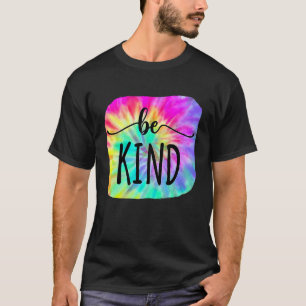 Sei nett Groovy Tie Dye Flower Power Anti Mobbin T-Shirt