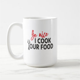 Sei nett, ich koche dein Essen - Beziehungsregeln Kaffeetasse