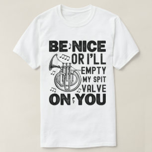 Sei nett, ich leere mein Kreisel mit dem Spit-Valv T-Shirt