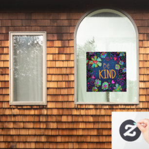 Sei nett „Inspirivity“-Fensteraufkleber Fensteraufkleber
