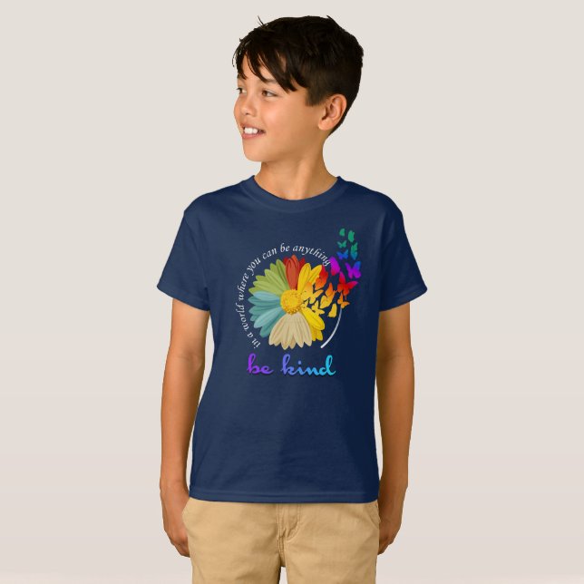 Sei nett | Kinder T-Shirt (Vorne ganz)