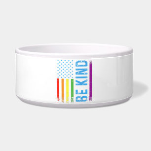 Sei nett Lgbt Lgbtq Gay Pride Regenbogen Napf