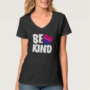 Sei nett lustige Bi Pride Flagge Bisexuell Premium T-Shirt