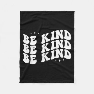 Sei nett minimalist liebe freundlichkeit positiv fleecedecke