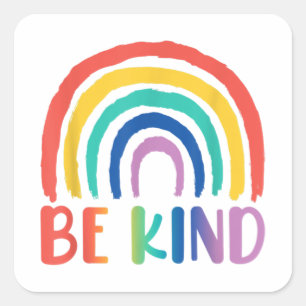 Sei nett quadratischer aufkleber