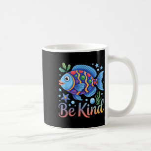Sei nett Regenbogenfisch Lehrer Leser Buchliebhabe Kaffeetasse