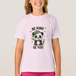 Sei nett, sei du selbst Panda T-Shirt