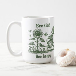 Sei nett, sei glücklich für Umweltpädagogen Kaffeetasse
