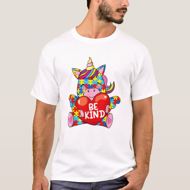 Sei nett Shirt Autismus-Bewusstsein Geschenk Kind  (Vorderseite)