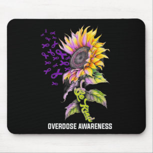 Sei nett Sonnenblume Überdosierungsbewusstsein Mousepad