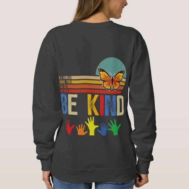 Sei nett sweatshirt (Rückseite)