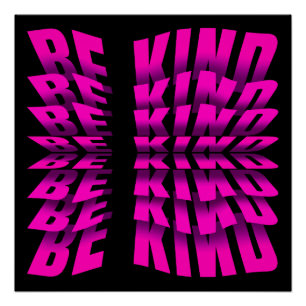 SEI NETT TEXT EFFEKTPINK TYPOGRAPHIE POSTER