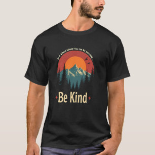 Sei nett, trendy, retro T-Shirt