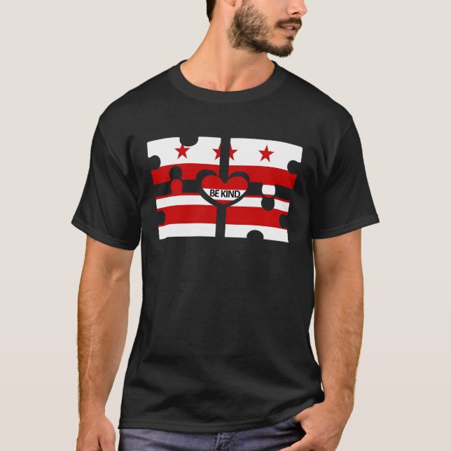 Sei nett Washington DC T-Shirt (Vorderseite)