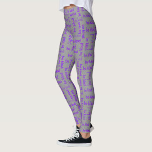 Sei nett Zitat Freundlichkeit Motivierend Inspirie Leggings