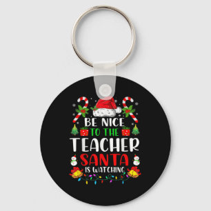 Sei nett zu dem Lehrer, den der Weihnachtsmann im  Schlüsselanhänger