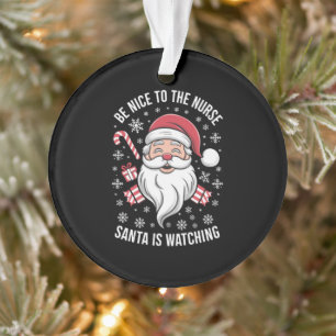 Sei nett zu den Krankenschwestern, die Weihnachten Ornament