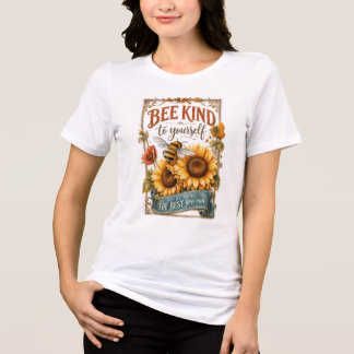 Sei nett zu dir selbst - Bella & Canvas Tri-Blend Shirt