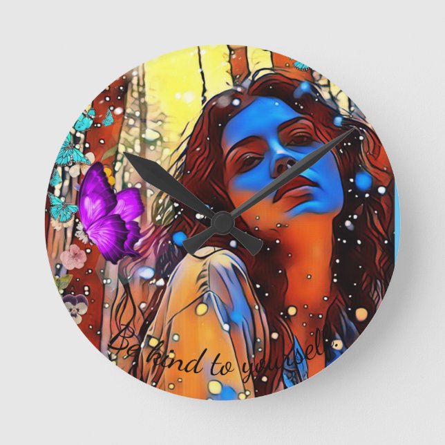 Sei nett zu dir selbst, die Uhr (Vorderseite)