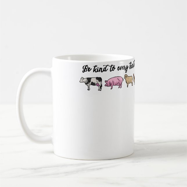 Sei nett zu jedem Kind Kaffeetasse (Links)