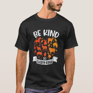 Sei nett zu jeder Art Veganismus Vegetarismus Vege T-Shirt