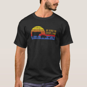Sei nett zu jeder Art Veganismus Vegetarismus Vege T-Shirt