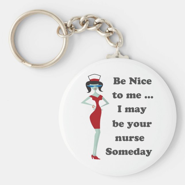 Sei nett zu mir schlüsselanhänger (Vorne)