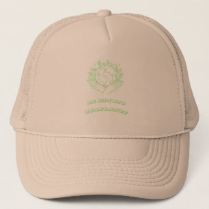 Sei nett zu unserem Planeten: Caring Hands Earth T Truckerkappe