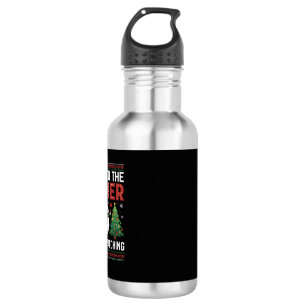 Sei nett zum Bauern Weihnachtsmann Weihnachten Edelstahlflasche