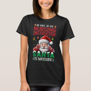 Sei nett zum Pflegelehrer. Der Weihnachtsmann beob T-Shirt