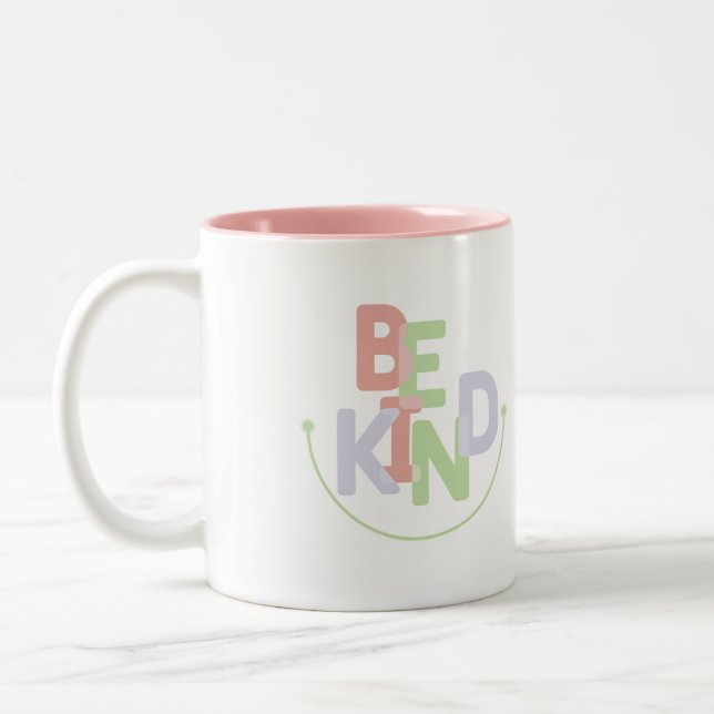Sei nett zweifarbige tasse (Links)