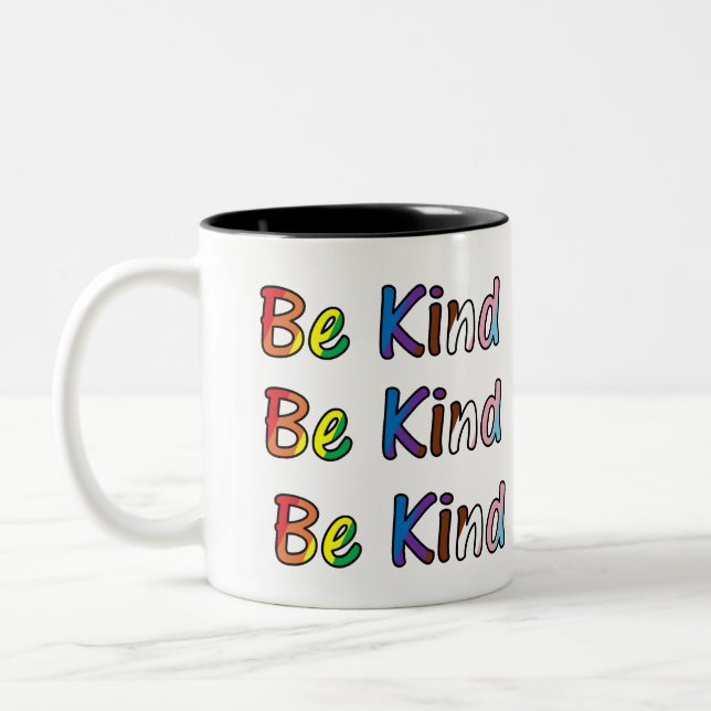 Sei nett zweifarbige tasse (Links)
