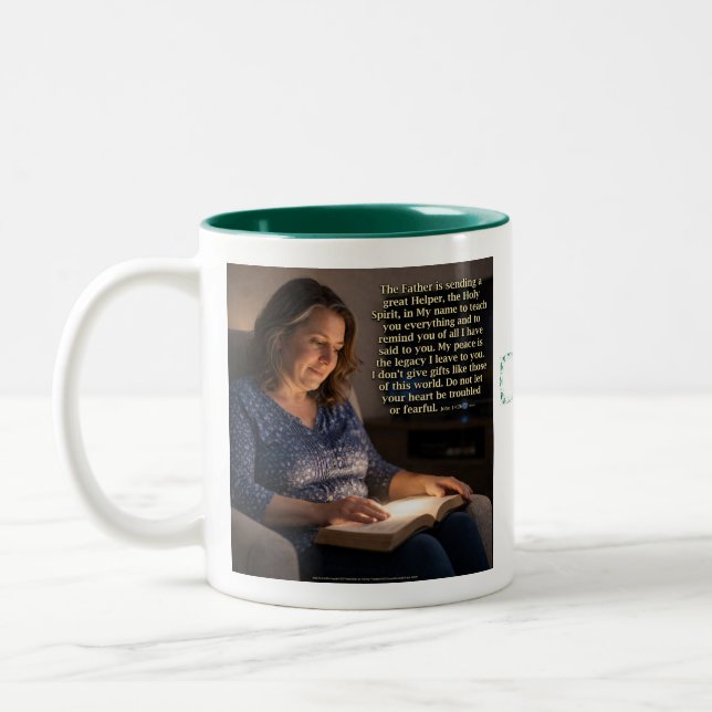 Sei nicht beunruhigt zweifarbige tasse (Links)