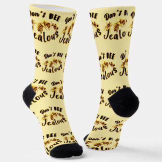 Sei nicht bienen neidisch lustiger Spruch Socken