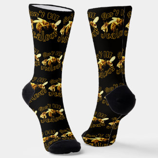 Sei nicht bienen neidisch lustiger Spruch Socken