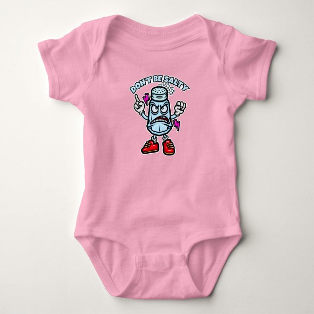 Sei nicht salzig baby strampler (Vorderseite)