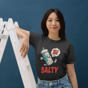 Sei nicht salzig - Funny Food Pun Sarcastic Spaß Tri-Blend Shirt