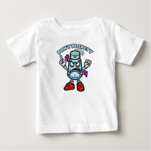 Sei nicht salzig, lustige Illustration Baby T-shirt
