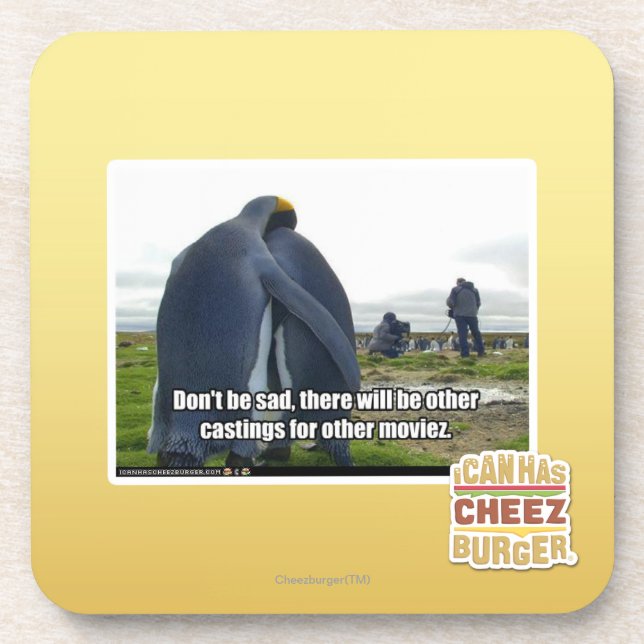 Sei nicht traurig getränkeuntersetzer (Vorderseite)